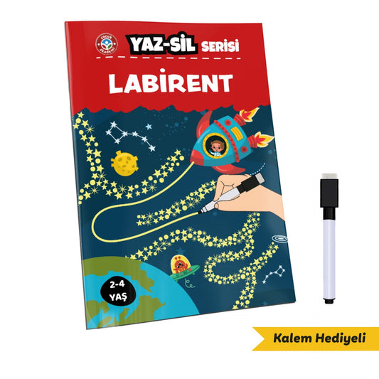Çocuk Akademi Yaz Sil Serisi Labirent