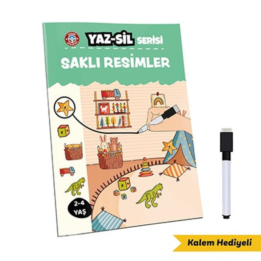 Çocuk Akademi Yaz Sil Serisi Sakli Resimler