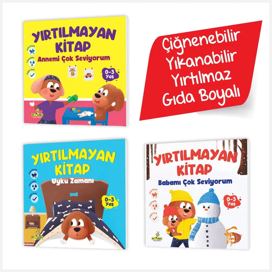 Yırtılmayan Kitap Serisi 0-3 Yas