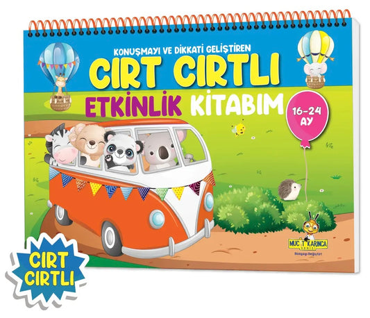 16-24 Ay Cırt Cırtlı Etkinlik Kitabım
