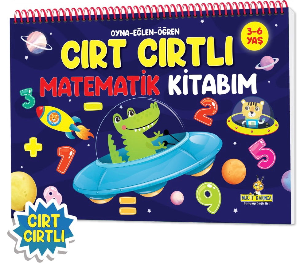 3-6 Yaş Cırt Cırtlı Matematik Kitabım