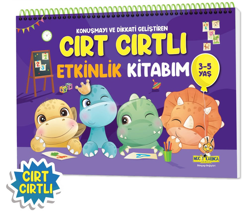3-5 Yaş Cırt Cırtlı Etkinlik Kitabım