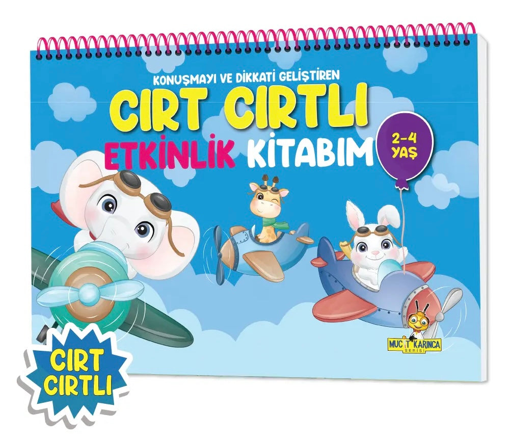 2-4 Yaş Cırt Cırtlı Etkinlik Kitabım
